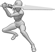 Pose Reference- Sword poses