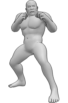 Pose Reference- Brute male poses