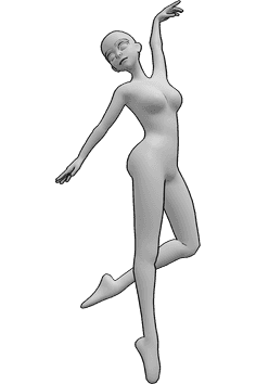Pose Reference- Anime dancing poses