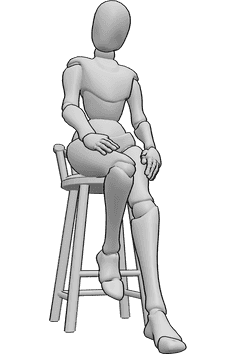 Pose Reference- Cute sitting poses
