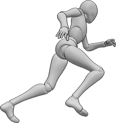 Pose Reference- Running away poses