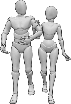 Pose Reference- Couple drawing poses