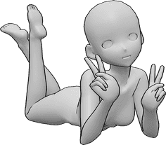 Referencia de poses- Referencia de mano anime