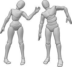 Pose Reference- Creepy poses