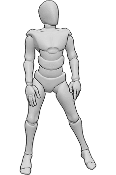 Pose Reference- Casual male pose reference
